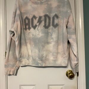 AC/DC Women's Pastel Tie-Dye Crew Neck Sweater